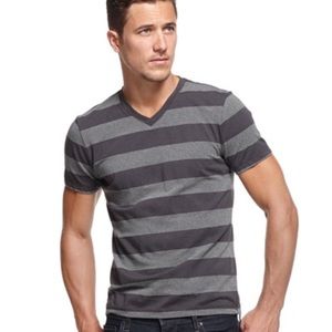 alfani slim fit stretch v neck